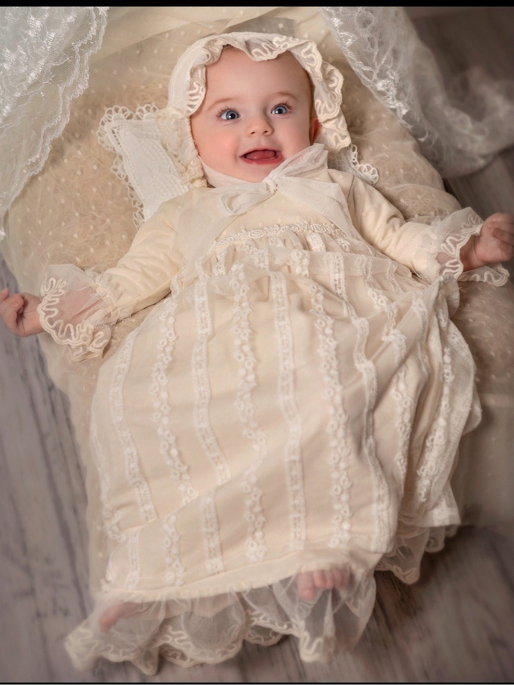Haute Baby Baptism Gown